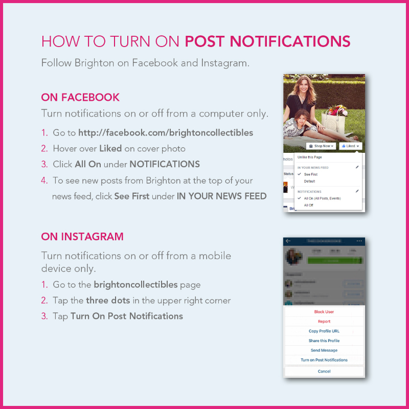 How To Turn On Post Notifications Brighton